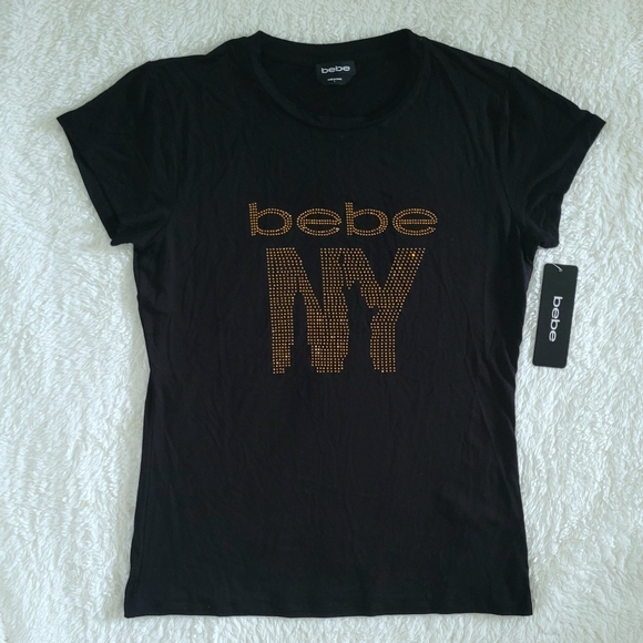 bebe Tops - bebe Black🖤 NY🌁 Empire State Building and Statue of Liberty🗽Top - NWT